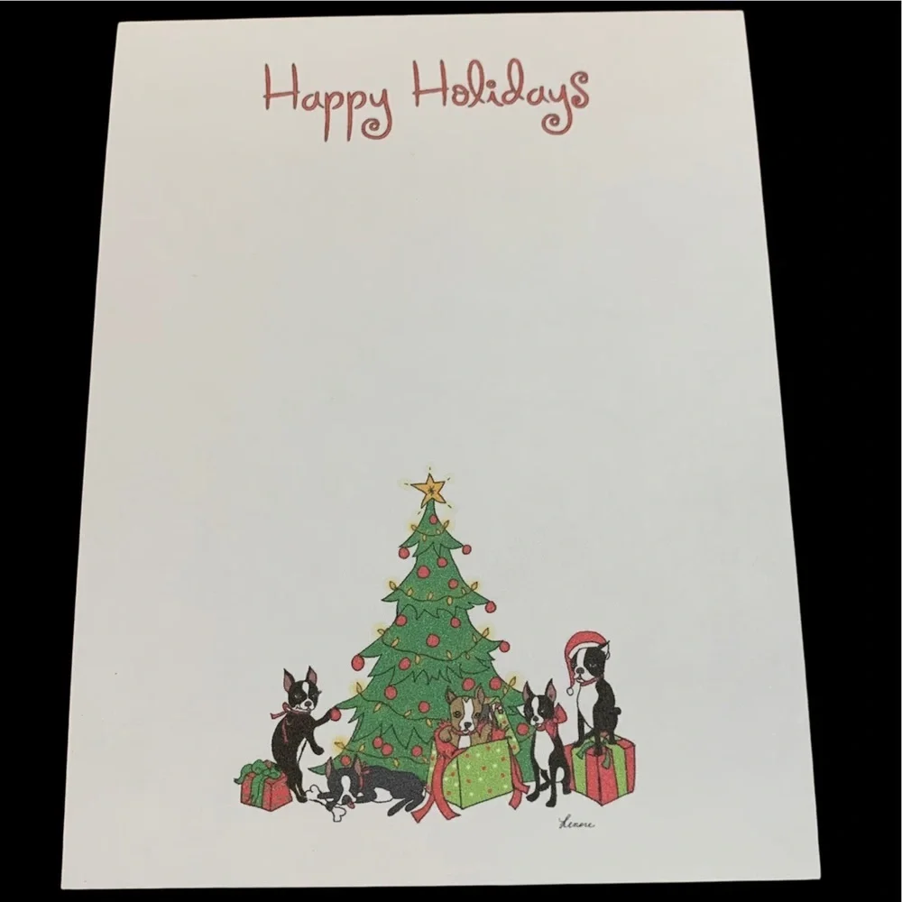 20 piece dog holiday Christmas Shipping bundle note cards 10”X 13” poly mailers